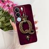 Чехол для Vivo V29 Pro V2251 Милая Корона Буквы Чехол Мягкий Тонкий Чехол для Телефона Для Vivo V29e V 29 Pro VivoV29 e V2317 Задняя Крышка Сумки