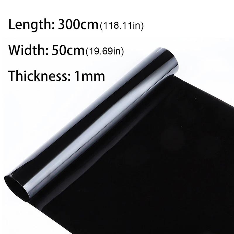 1 Roll Sun Shade Film 50cmX3m Car UV Protector Foils 1/5/15/25/35/50 Percent Black Car Window Foils Tinting Film