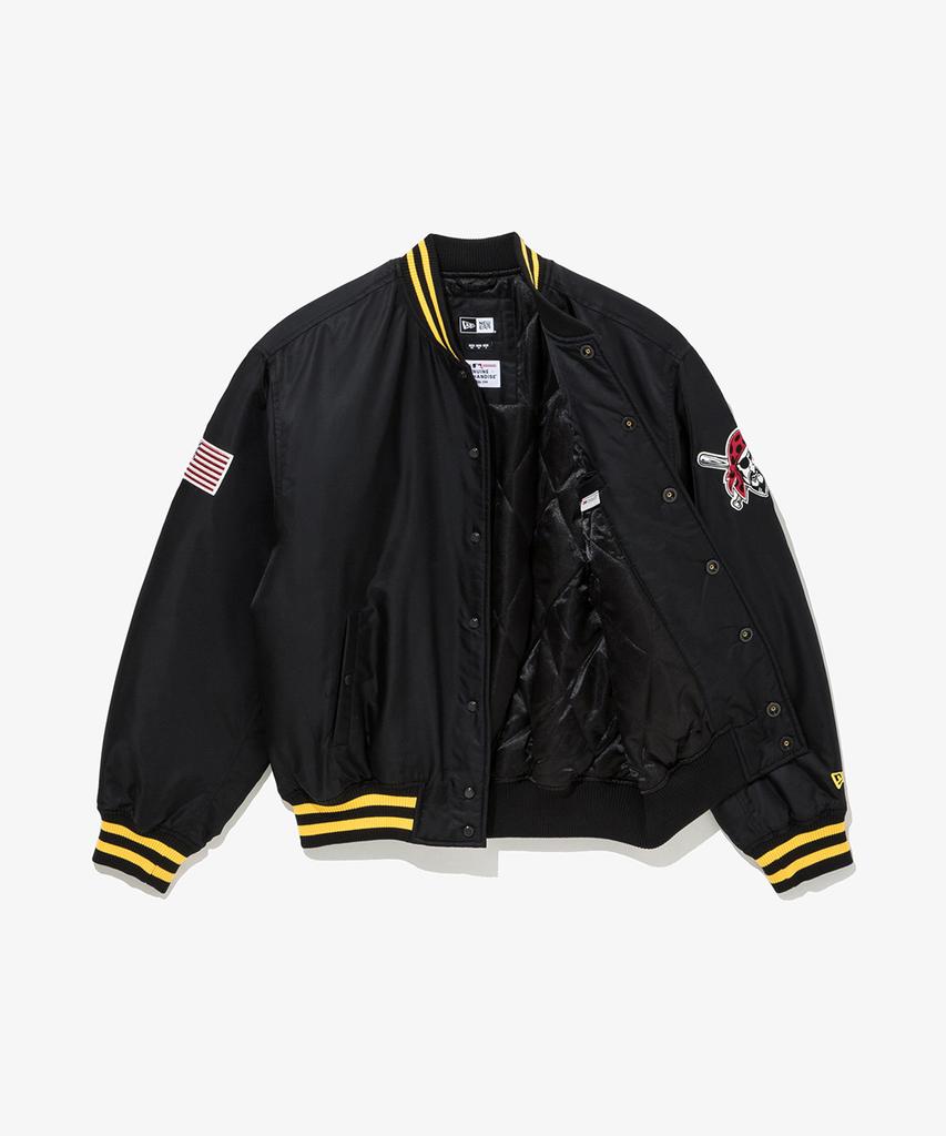 New Era Mlb Pittsburgh Pirates Authentic Stadium Jacket Black
