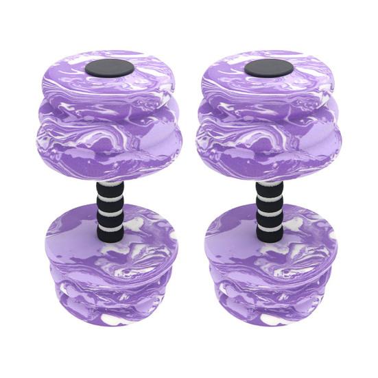 1/2Pcs Water Sports Dumbbells Water Workouts Easy Grip Foam Barbells High-density EVA Fitness Dumbbells
