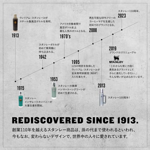 Термокружка STANLEY H2.0, 0,88 л, Серебристая, Изолированная бутылка для воды из нержавеющей стали с соломинкой, Идеально подходит для использования на открытом воздухе, Можно мыть в посудомоечной машине, Гарантия вкл.