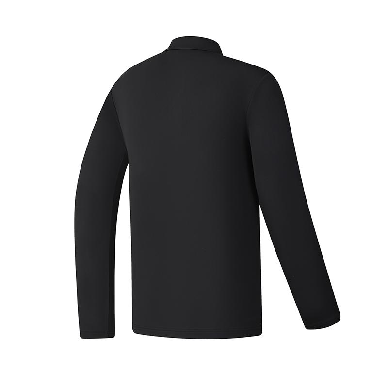 New FILA Knitted Fabric Long-Sleeved Polo Shirt Men's A11M515219FBK