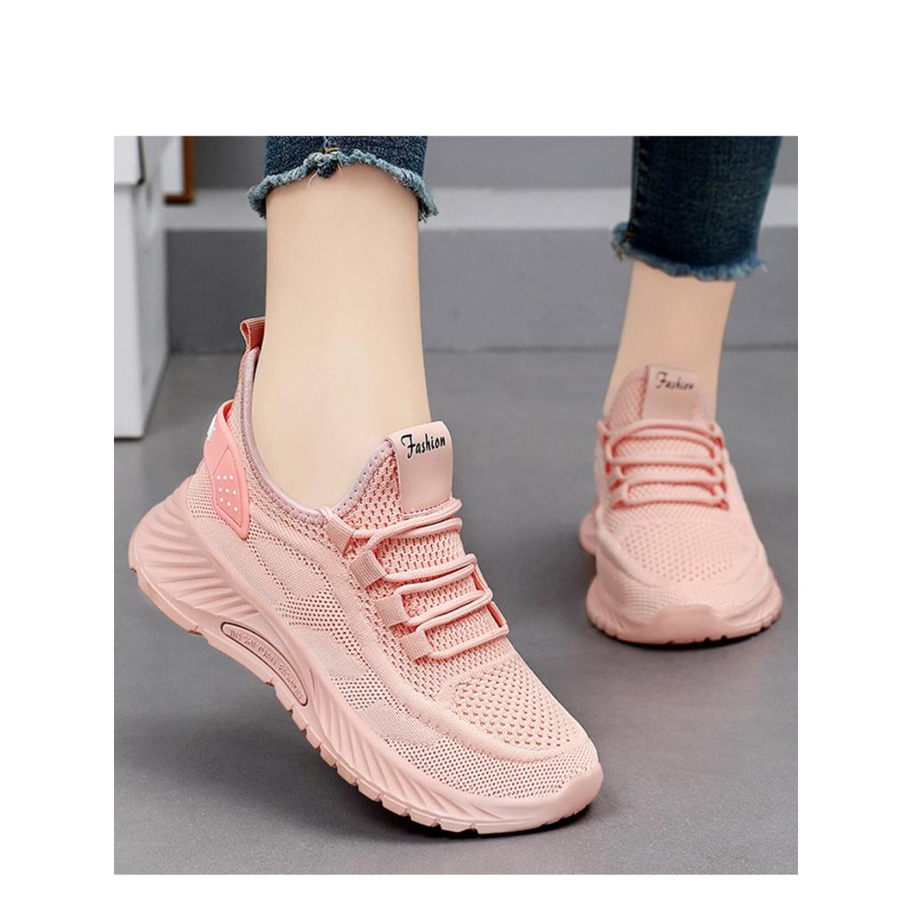 Женские летние летающие плетеные туфли, модная повседневная спортивная обувь, кроссовки с мягкой подошвой