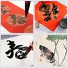 Hopper-shaped Woolen Hair Brush Pen Large Size Chinese Painting Brush  Regular Seal Script