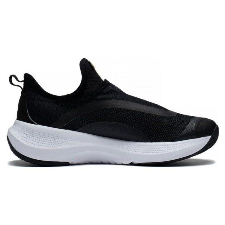 Li Ning SOFT GO Отражающие, Нескользящие, Износостойкие, Дышащие Низкие Повседневные Кроссовки Женские Черные AGLT106-2