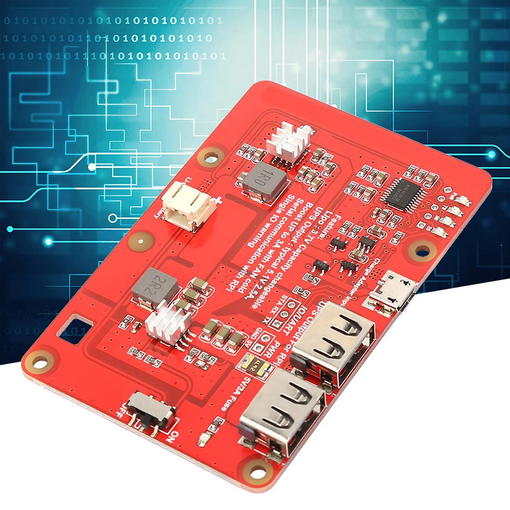 UPS Lithium Battery Expansion Board with 4000mAh Lithium Battery for Raspberry Pi