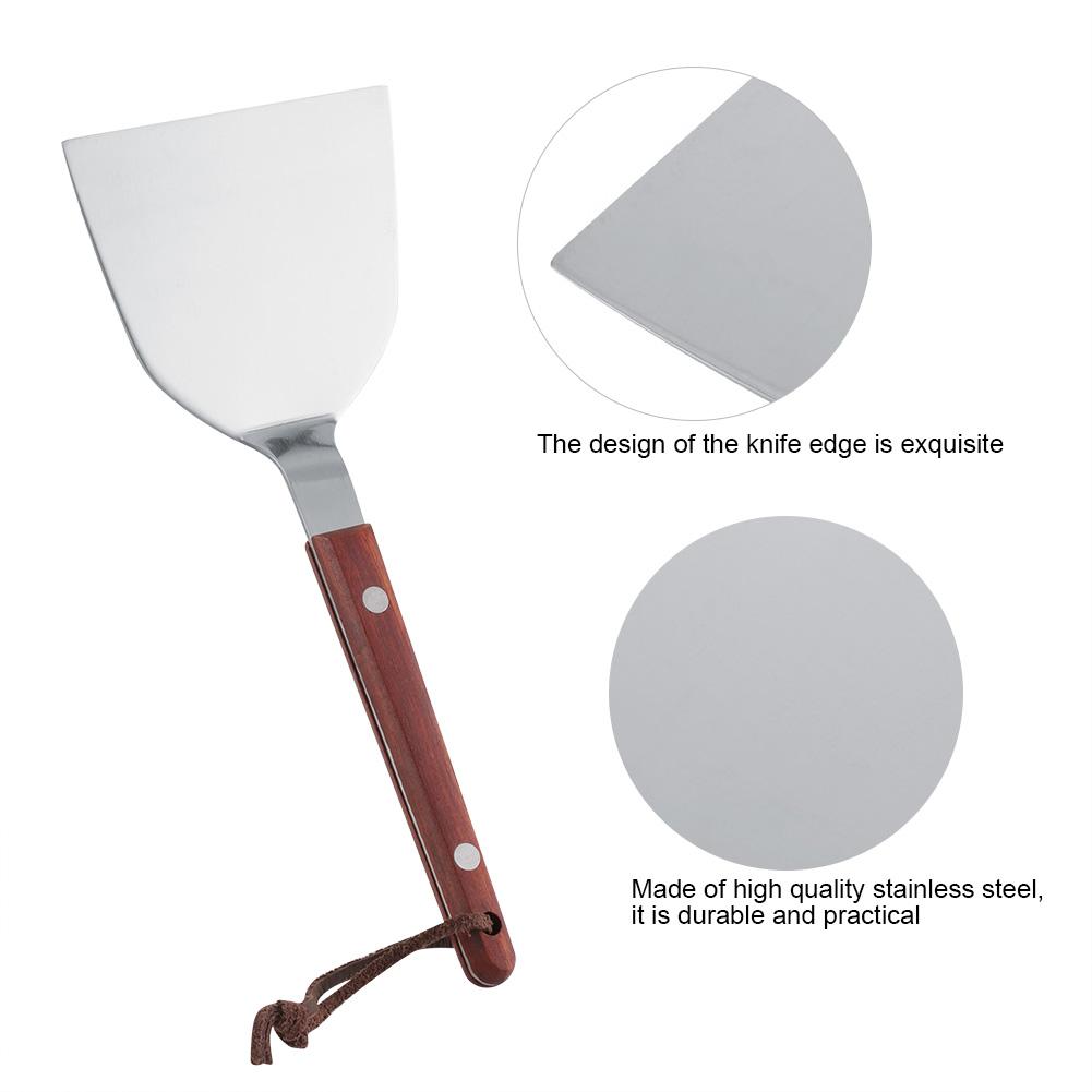 Stainless Steel Cooking Pancake Shovel Barbecue Shovel Handle Kitchen Cooking Shovel 85 Shovel