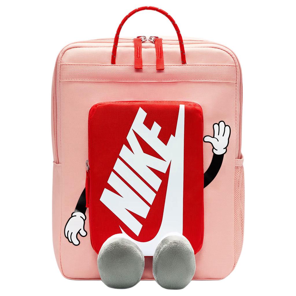 Nike Color Block Design Fabric Backpack Kids backpacks Orange Pink HM9973800