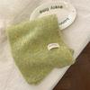 Зеленый вязаный шарф женский осенне-зимний белый корейская версия однотонный новый студент теплый шерстяной шарф