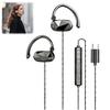 Open Ear Wired Headphones 3.5mm/Type-C In-Line Mic Stereo Earbuds For Sports Compatible With Galaxy S23/S22/S21 4