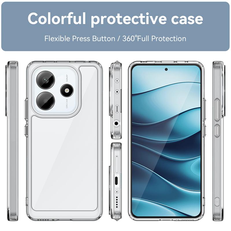 Transparent Case For Redmi Note 14 SE Case Silicone Colorful Cover Redmi Note 14 SE Case For Redmi Note 14 SE Shockproof Case