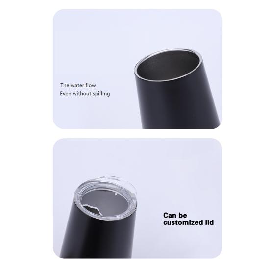 Чашка из яичной скорлупы на 180 мл U-образная термостойкая пивная кружка для вина из нержавеющей стали с брызгозащищенной крышкой Эргономичный портативный дизайн для удобного питья