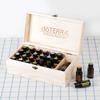 Для doTERRA 32 ячейки Деревянная коробка для эфирных масел Натуральное дерево Ароматерапия Деревянная коробка Органайзер для хранения сокровищ и украшений Ручная работа