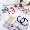 Women Simple Personality Candy Color Round C-shaped Women Jewelry Hoop Earrings Round Earrings