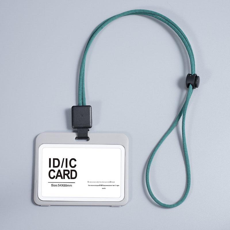 Прозрачный двусторонний выдвижной держатель для бейджа 'Осенний дождь'