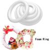 1Pcs Round DIY Handmade Wreath Polystyrene Wedding Party Decorations New Foam Ring