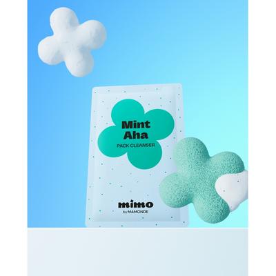 Mimo By Mamonde Очищающая маска с мятой и AHA-кислотами 4 г 6 шт. Amorepacific