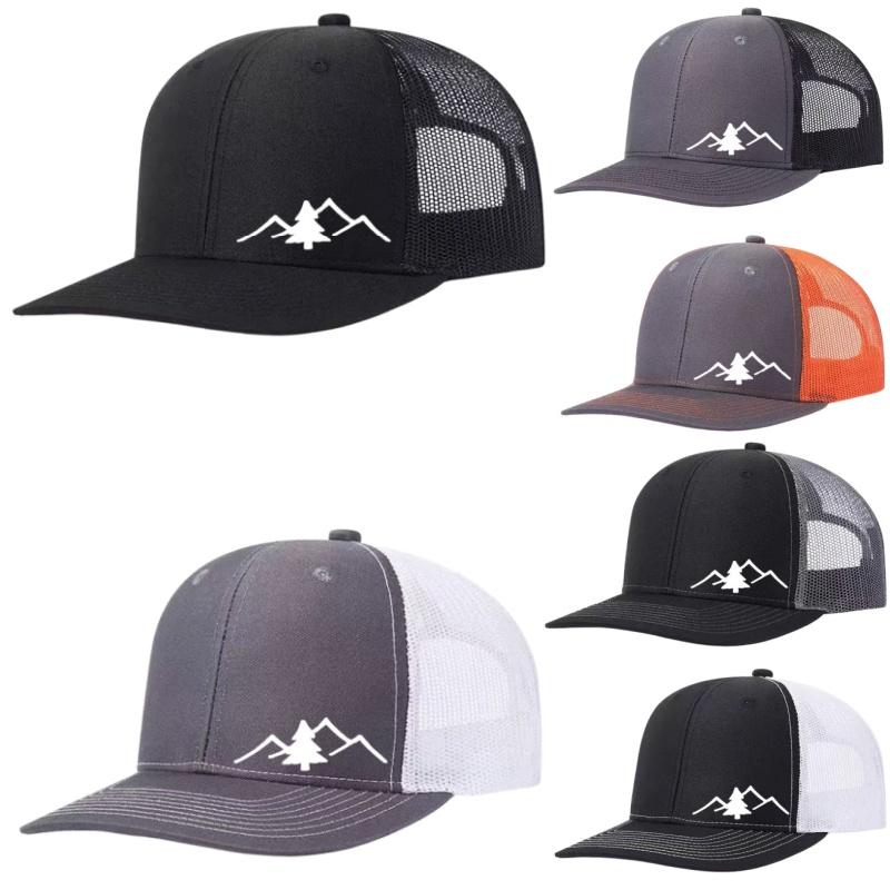 Регулируемая бейсболка с принтом дерева, классическая Snapback, кепка для папы, дышащая сетчатая кепка-тракер, солнцезащитная кепка для гольфа, рыбалки, активного отдыха