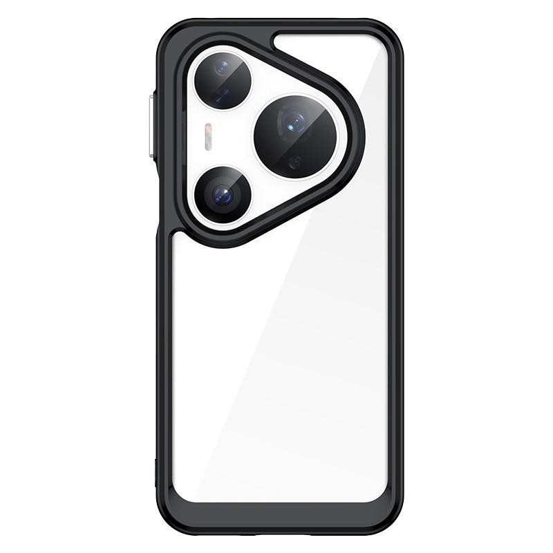 For Huawei Pura 80 Pro Plus Case Huawei Pura 80 Pro Cover TPU Border Acrylic Backplane Protective Phone Cases Pura 80 Pro+