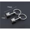Car Engine Piston Style Keychain Key Ring Creative Metal Piston Model Keyring Keyfob Key Pendant KeyChain Decor Car Accessories