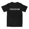 Freedom Charlie Kirk T-shirt Cotton Loose Casual Female/Male Tshirts Unisex Streetwear America American Fashion Women T Shirts