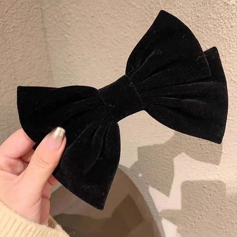 Большой бант для волос коготь нескользящий зажим для волос с сильной фиксацией модные аксессуары для волос для женщин и девочек