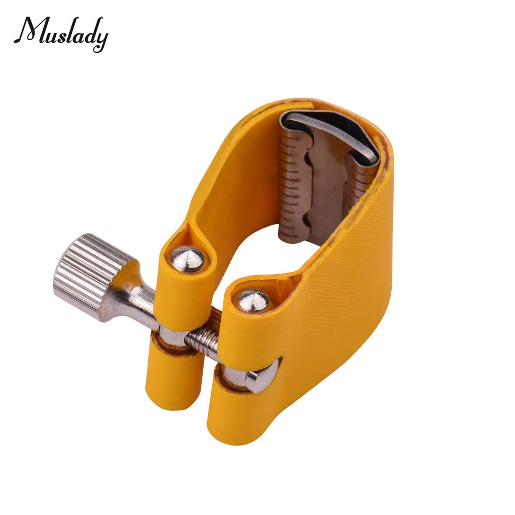 Лигатура для саксофона Muslady Компактная прочная лигатура для саксофона альт бакелитовый мундштук