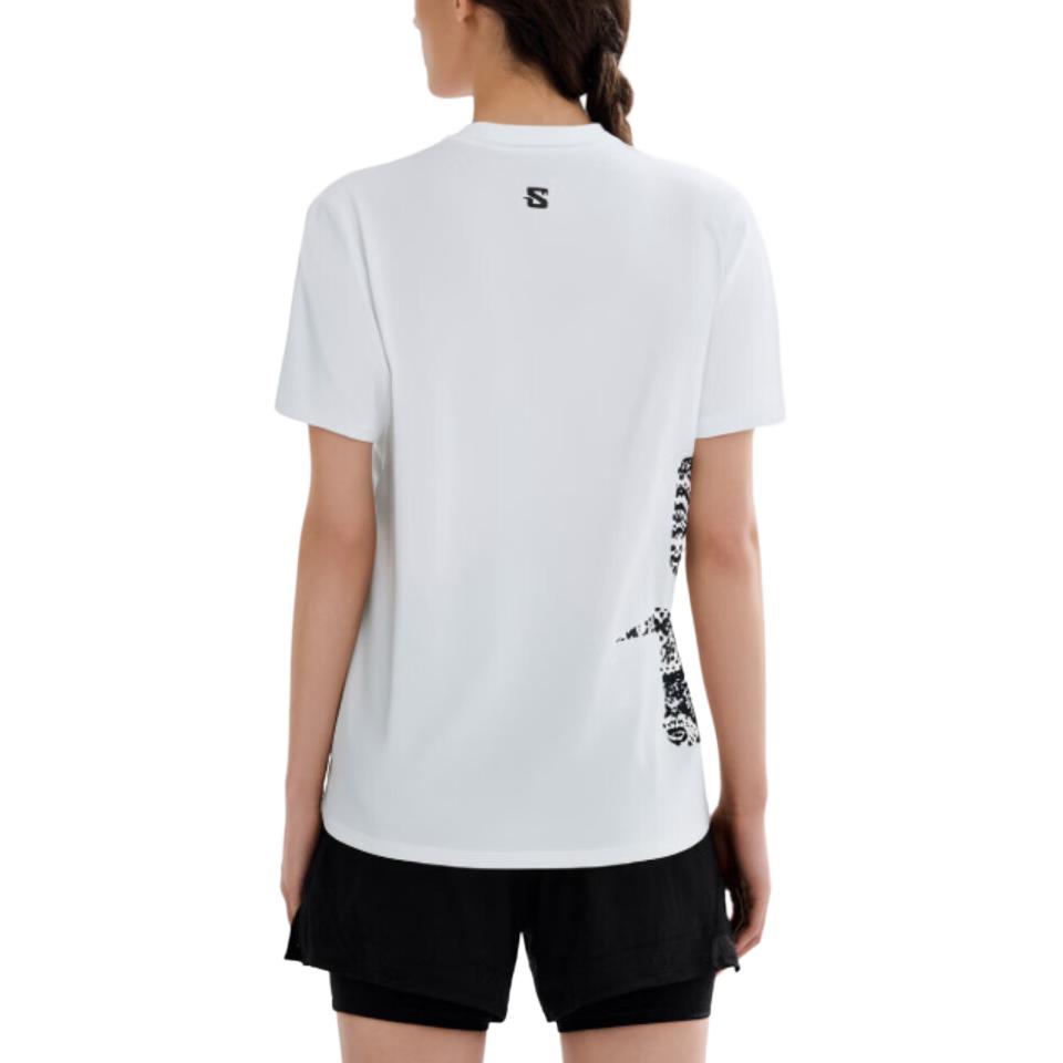 SALOMON Футболка унисекс SS25 Белая C26750