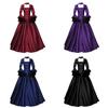 Fashionable 2020wish Medieval Inspired Lace Patch Bell Sleeve Long Dress Collection