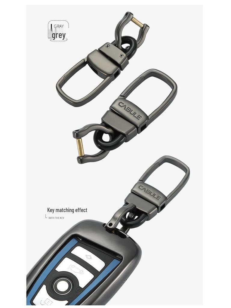 Брелок Cabron Universal из цинкового сплава с маленькой подковообразной пряжкой, идеально подходит для всех сумок для ключей