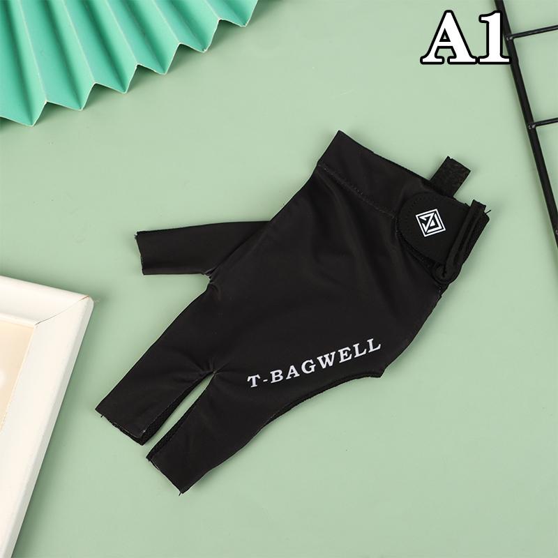 Бильярдные перчатки для левой руки, три пальца для снукера, бильярдные перчатки, нескользящие наклейки, эластичные тренировочные перчатки для бильярда, аксессуары