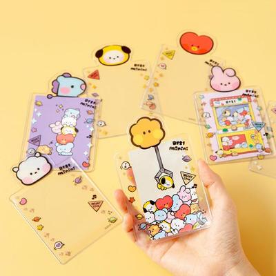 BT21 Набор обложек для фотокарточек (3шт*7Тип) Альбом Bangtan Goods Polaroid (7Тип)