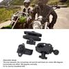 Motorcycle GPS Mount 1in Ball Head Adjustable Handlebar Clamp Mount Base for Garmin Handheld GPS