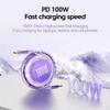 1M Выдвижной USB Type C на Type C Кабель PD 100W Быстрая Зарядка Данные USB C на C Кабель Для iphone 15 Huawei Samsung Планшета