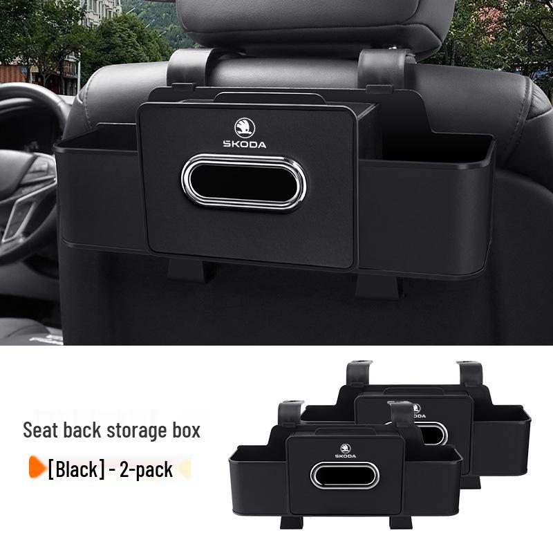 Skoda Rear Seat Storage & Cup Holder for Octavia, Superb, Rapid, Kamiq