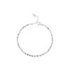 925 Sterling Silver Fashion Simple Elegant Twisted Chain Bracelets Jewelry For Woman Wave Anklet Gifts