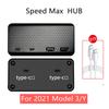 Для Model 3 Y Аксессуары USB Разветвитель Хаб HUB Док-станция Скоростной Хаб