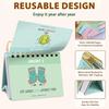 2026 Funny Pun Calendar Daily Tear-Off Desk Calendar with 365 New Puns Jokes And Notes Compact Spiral Bound for Office Home Decor