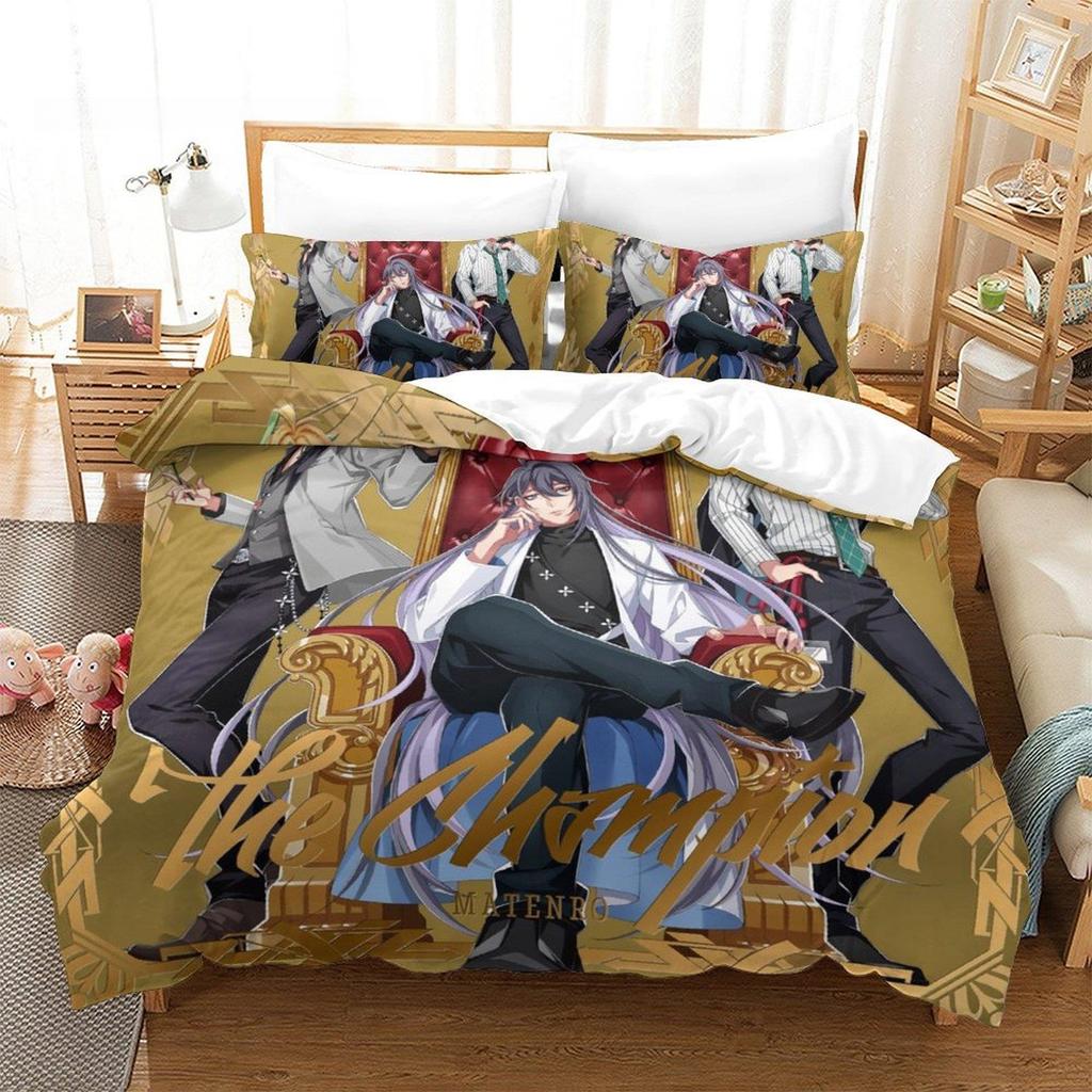 Гипноз микрофон: Дивизион Рэп Битва: Рифма Анима Постельное белье Односпальный Полуторный Двуспальный Кингсайз Комплект для кровати Детская спальня Комплекты пододеяльников