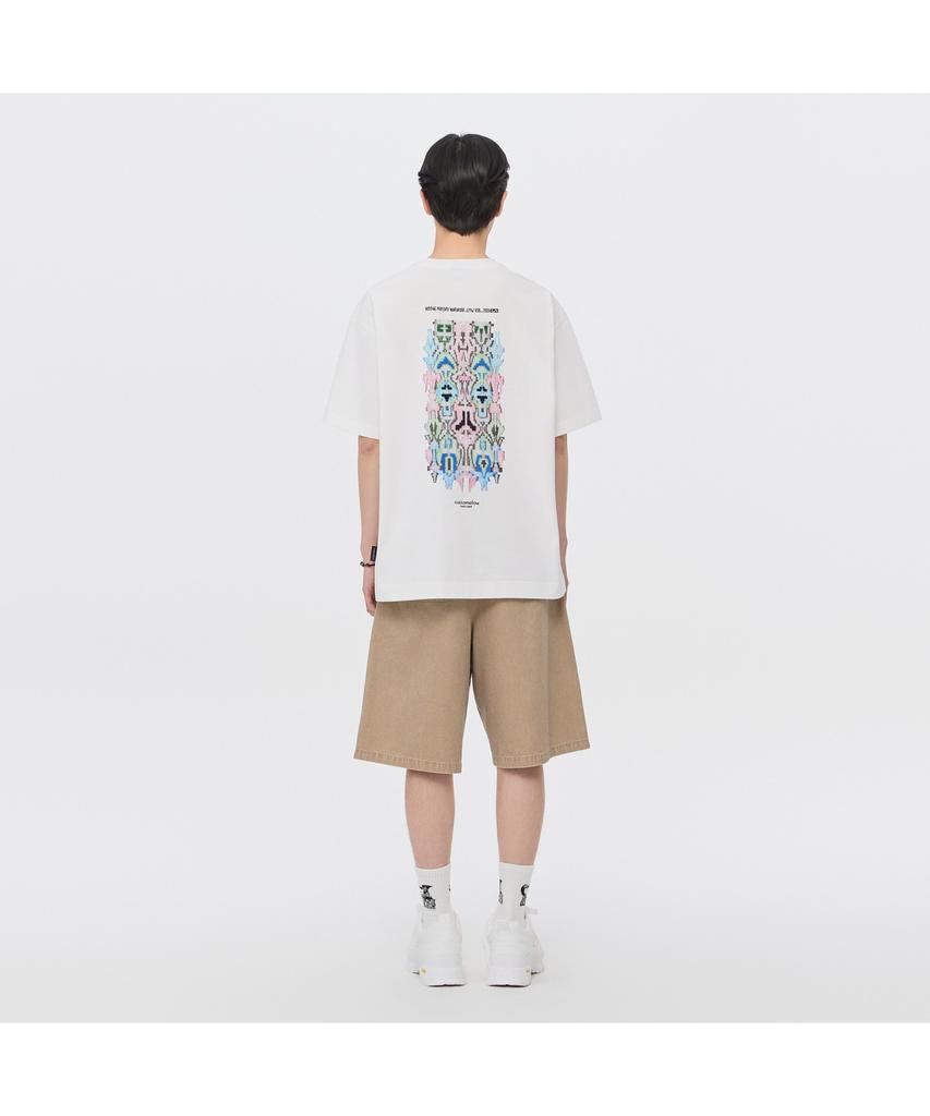 Keoseuuteommellou [Vincent] White Graphic T-Shirt Cwtam26496Whx