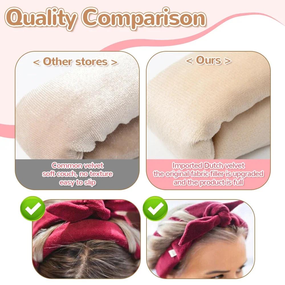 Lazy Curling Iron, Sleep Curling Iron, No Hot Curling Iron, Wave Device, Long and Short Hair Styling Tools, Curling Iron