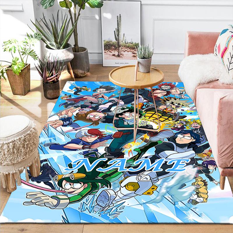 Custom 1Pc Hero Academy Adventure Rug Office Carpet Indoor Outdoor Entrance Doormat Nonslip Soft And Comfortable Living Room D2915124