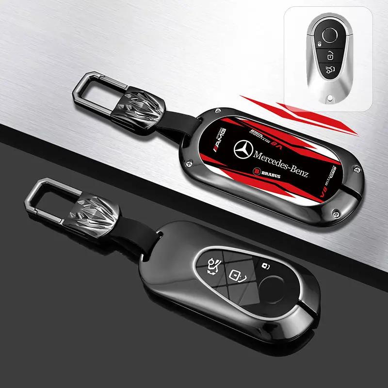 Чехол-сумка для автомобильного ключа для Mercedes Benz A B C E S V R-Класса C43 CLA GLA GLB GLC GLK SLK SL Vito W211 W203 W204 W210 W124 AMG W2