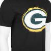T-shirt NFL New Era - SPRAY - Bucs Chiefs Seahawks Patriots Packer - Vert Bay Packers - Blanc - Homme