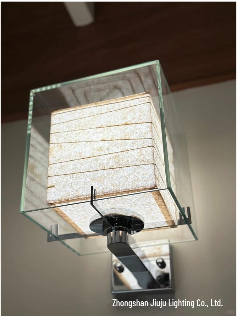 Зарядная настольная лампа в японском стиле Ji Yutang для спальни, кафе или ресторана