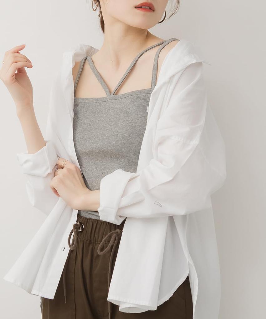 Jungle Jalopy Plus Size Design Cotton Tank Size WK-0468 Women's Camisole, Cami, Top, Spring/Summer, M-GRAY