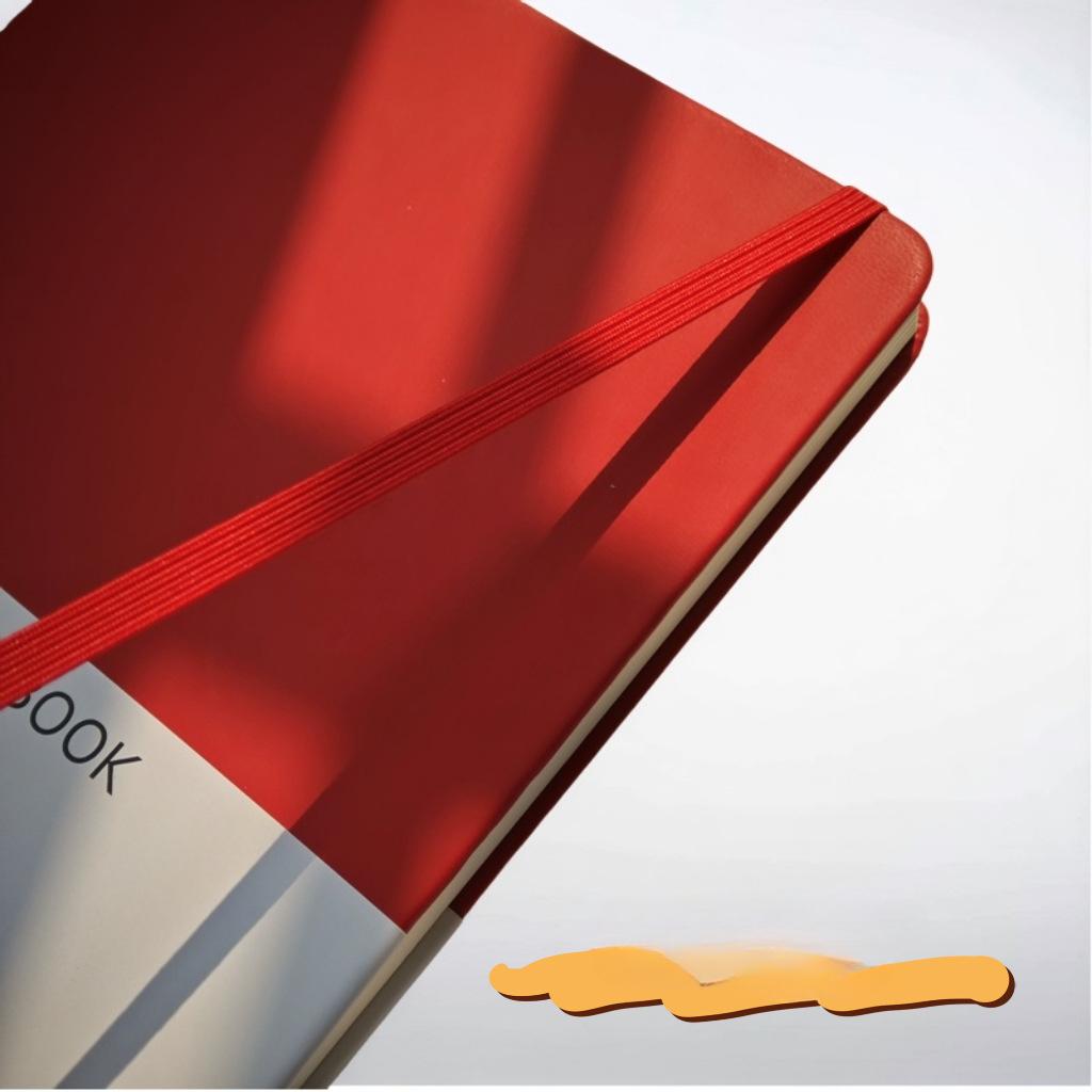 Блокнот А5 на резинке, утолщенный, из искусственной кожи, блок в точку, твердая обложка, ежедневник, для бизнеса, для офиса