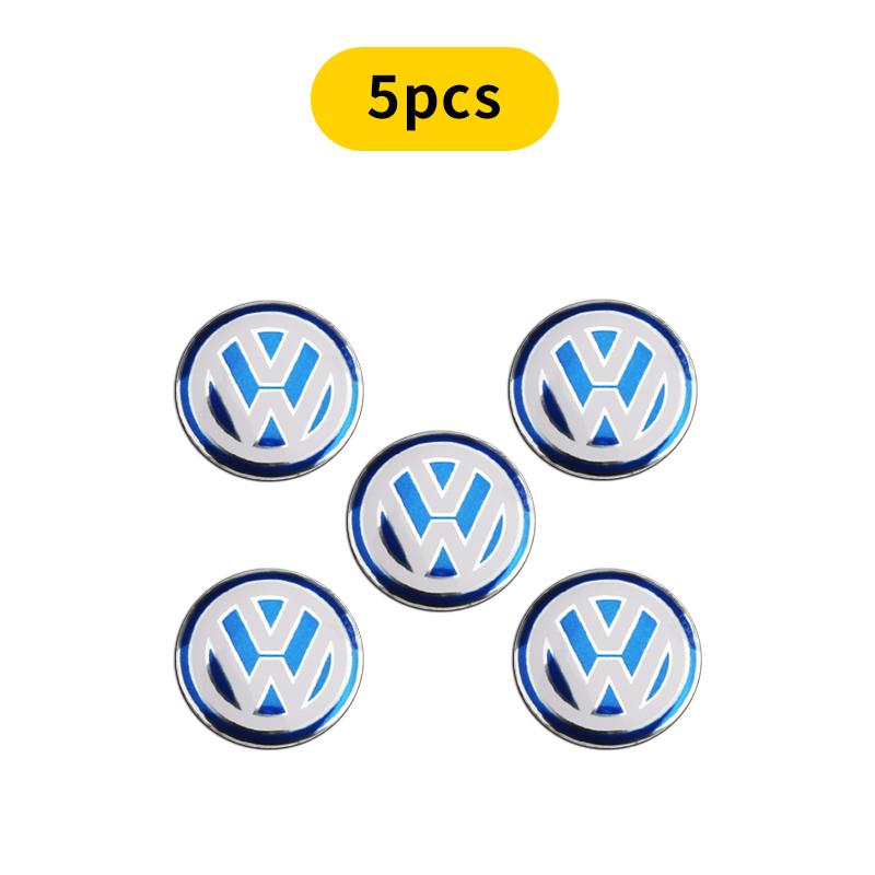 For VW 14mm Car Key Badge Emblems Replacement Car Key Stickers For Volkswagen VW Polo Passat B5 B6 B7 T4 T5 Golf 4 5 6 Tiguan Jetta GTI zs3