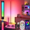 Alexa Floor Light RGB LED Floor Lamp Height 165cm Indirect Lighting Stand Corner Stand Light Adjustable Levels Height Adjustable 2 In 1 Indirect