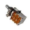 FLEOR 12PCS Push Pull Guitar Potentiometers Long Shaft Pots 18-Spline 500K/250K Choose
